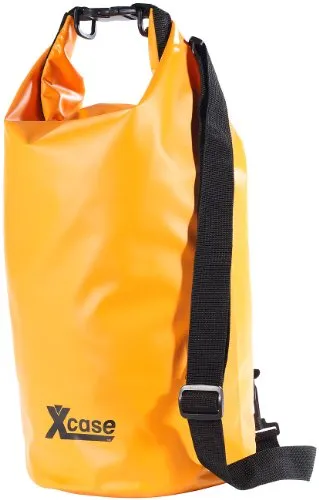 Xcase Drybag: Wasserdichter Packsack 16 Liter, orange (Seesack Rucksäcke wasserdicht, Wassersport-Beutel, Reisetaschen)