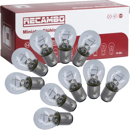 Stück bay15d Lampe Lima  21 Watt  5 Watt 12V Auto Glühbirne OVP P21/5W 10