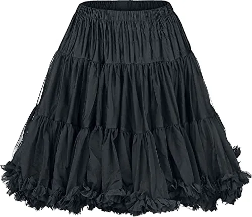 Produktbild Banned Alternative Walkabout Petticoat Frauen Mittellanger Rock schwarz XS-S