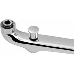 Aqualine Waschtischarmatur mit Umsteller, 300 mm, Chrom