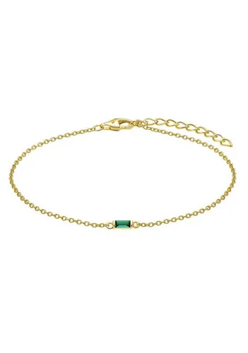 Amor Armband 925 Sterling Silber mit Zirkonia in grün von Amor