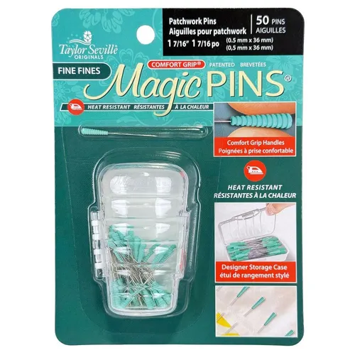 Taylor Seville Stecknadeln 100 Stück - Hochwertige Stecknadeln aus robustem Material, ideal für präzises Nähen und vielseitige Anwendungen.