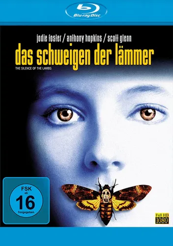 Blu-ray Das Schweigen der Lämmer - Thriller & Mystery mit Jodie Foster und Anthony Hopkins, in brillanter Bildqualität und regionsfrei. Ein Meisterwerk der Spannung und Psychologie!