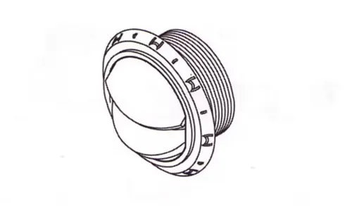 Webasto Ausströmer, Ø90mm, drehbar, verschließbar, grau von Webasto