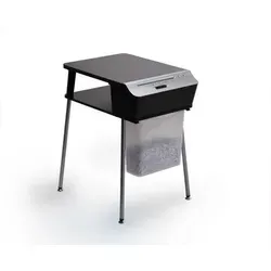 Bonsaii Büro-Multifunktionstisch mit Partikelschnitt Aktenvernichter | 7 Blatt | bis 50kg belastbar