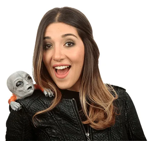 Ghoulish Productions Alien Schulterschreck Kostüm - Horror-Kostüme mit witziger Schulterfigur aus leichtem Latex, perfekt für Karneval und Halloween – ein garantierter Hingucker!