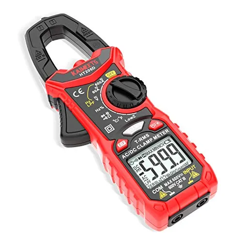 FNIRSI DMC-100 True RMS Smart Zangenmultimeter (600 A) - Zangenmultimeter für präzise Messungen bis zu 750 V und 600 A, mit klarem TFT-Display, NCV-Erkennung und wiederaufladbarem Akku – ideal für Profis und Heimwerker.