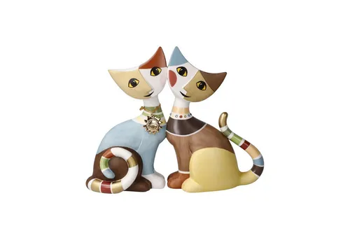 Goebel Dekofigur Rosina Wachtmeister Jahreskatze 2023 Letizia e Cosmo (1 St)