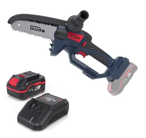 Güde Akku-Kettensäge GAK 18.1 – Mini Akku Astsäge 18V