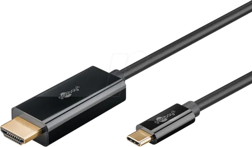 GOOBAY 75697 - Adapterkabel USB C > HDMI, 4K 60 Hz, 2,0 m