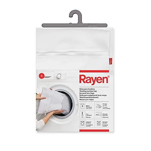 Rayen | Waschmaschine & Trocknertasche | Kleidersack | Kleidersack mit Reißverschluss | Wiederverwendbare Kleiderschutztasche | Größe S | Maße: 30x40 cm