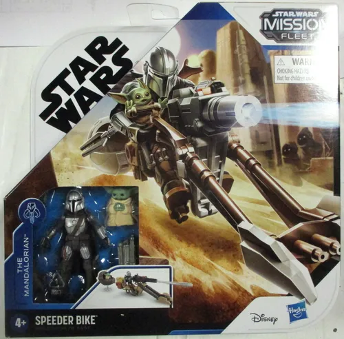 STAR WARS Mission Fleet - The Mandalorian - Speeder Bike - Set / Hasbro