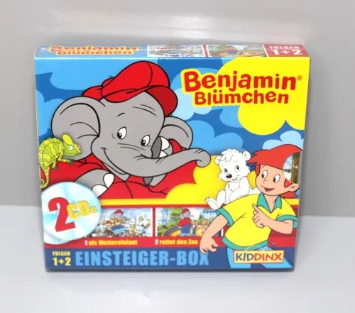 Benjamin Blümchen - Einsteiger-Box (Folge 1 + 2) 2 CDs ab 4 Jahren versiegelt.
