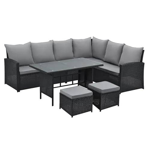 Produktbild SVITA Loungeset MONROE, 4-tlg. Gartenlounge