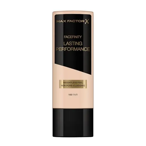 Max Factor Lasting Performance Foundation Fair 100 – Langanhaltendes Flüssig Make-up – Für die perfekte, schwerelose Grundierung – 1 x 35 ml