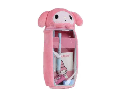 Cerda Federmäppchen Hello Kitty Etui – Plüsch Federmäppchen für Schule & Schreibwaren