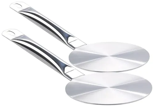 Rosenstein & Söhne Induktion Untersetzer: 2er-Set kleine Universal-Adapterplatten für Induktions-Kochfelder, Ø14 (Induktionsplatte Adapterplatte, Induktionskochplatte Adapter, Kochplatte)