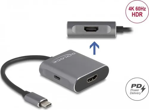 Delock Video-/Audio-Splitter 1 x USB-C + 2 x HDMI - KABEL & ADAPTER, ermöglicht gleichzeitige Verbindung von zwei HDMI-Displays für optimale Multimedia-Erlebnisse.
