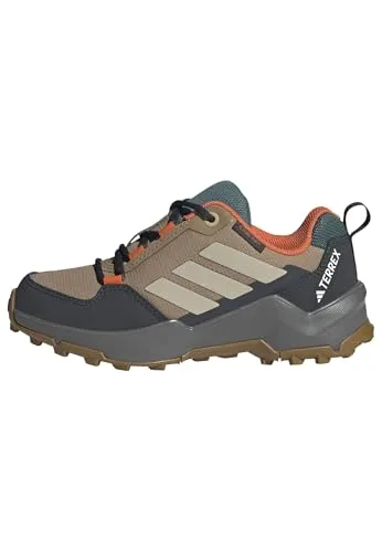 adidas Unisex Kinder Terrex Ax4R RAIN.RDY Hiking Shoes Kids Schuhe zum Wandern, Cardboard/Savannah/semi Impact orange