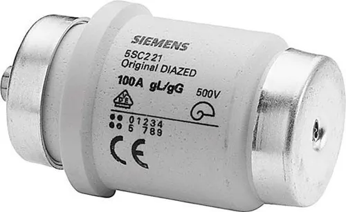 Siemens 5SC211 Diazed-Sicherungseinsatz 500V GL/GG 80A