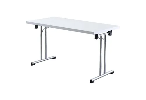 Bümö Klapptisch KL 138 x 69 cm in Weiß – Stabil und Vielseitig - Der Bümö Klapptisch KL bietet eine robuste 3,8 cm starke Tischplatte und ein verchromtes Stahlgestell. Ideal für Konferenzen, Partys oder Büros. Fertig montiert, stapelbar und platzsparend – die perfekte Lösung für jeden Einsatz!