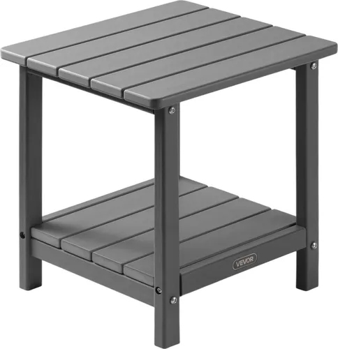 VEVOR Beistelltisch Kunststoff 45x38 cm – Vielseitiger Gartentisch