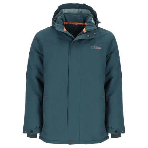 Coastguard Herren Funktionsjacke mit abnehmbarer Kapuze - Wasserdicht und atmungsaktiv in Petrol Größe XXL - Funktionsjacke für Herren - ideal für Outdoor-Aktivitäten, wasserdicht mit einer Wassersäule von 10.000 mm und atmungsaktiv für optimalen Tragekomfort.