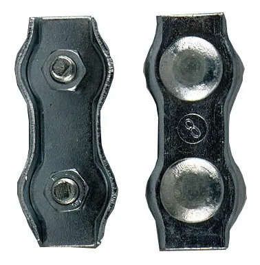 Pösamo Duplexklemmen galvanisch verzinkt 5mmx50 M5 in weiß von Pösamo