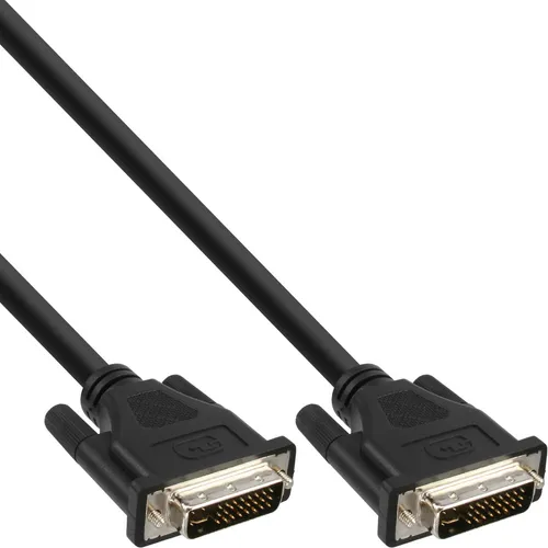 InLine® DVI-I Kabel digital/analog 24+5 ST / ST Dual Link ohne Ferrite 1,8m