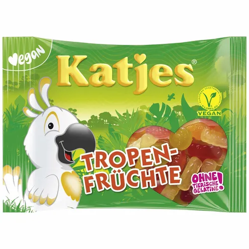 Katjes Tropen Früchte 175g Packung