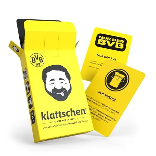 DENKRIESEN Klattschen BVB Edition | Trinkspiel für Fußballfans