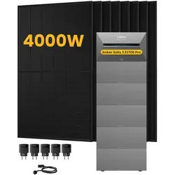 Anker SOLIX Solarbank 3 E2700 Pro - Powerstation mit 2,7 kWh Kapazität und 3600 W Eingangsleistung. Modular erweiterbar auf 16 kWh, ideal für nachhaltige Energieversorgung.