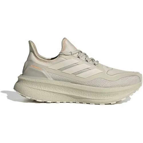 adidas Ultraboost 5 GTX Damen Neutralschuh – Grau, Größe 38 - Der adidas Ultraboost 5 GTX ist Ihr idealer Laufpartner für jedes Wetter. Mit wasserdichter GORE-TEX-Technologie und reaktionsfreudiger Dämpfung bietet er Komfort und Grip auf jedem Terrain.