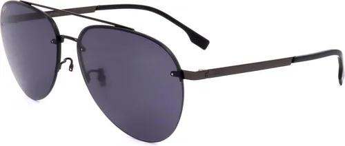 Hugo Boss BOSS 1537/F/SK V81 Herren Sonnenbrille in Ruthenium Black - Herren Sonnenbrille mit stilvollem schwarzem Rahmen und UV-Schutz, perfekt für modebewusste Männer.