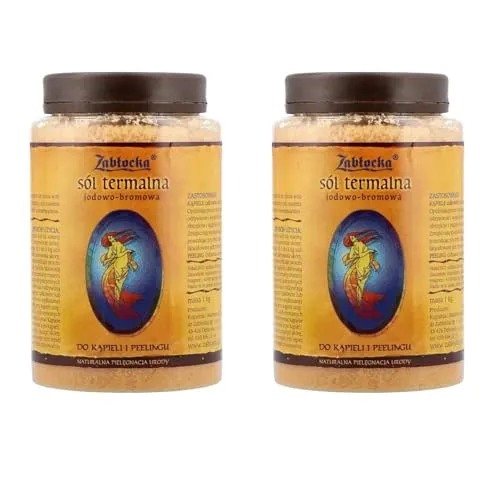 Thermalbad Salz Zablocka 2x 1kg - Thermalsalz für entspannende Bäder, ideal zum Peeling und zur Hautpflege. Mit geprüfter Qualität für ein angenehmes Badeerlebnis.