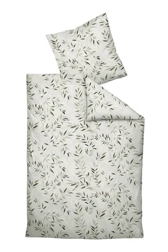 Janine Bettwäsche Davos 135x200cm + 80x80cm - weicher Feinbiber Bezug - Bettwäsche-Set aus 100% Baumwolle, hautsympathisch und atmungsaktiv. Mit Reißverschluss und Öko-Tex Zertifikat für besten Schlafkomfort.