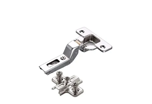 SO-TECH® Möbelbeschlag 2x Salice Topfband Serie 200 110° T45 Nickel MPL Langloch H3 (2 St), Bohrbild T45 Nickel matt MPL Langloch H3 Schrankscharnier