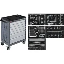 Kraftwerk Werkstattwagen BT700, 7 Schubladen, 274-tlg. von KRAFTWERK