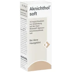 Aknichthol soft Emulsion - Sanfte Emulsion zur Unterstützung der Hautpflege bei Akne, erhältlich in Ihrer Versandapotheke.