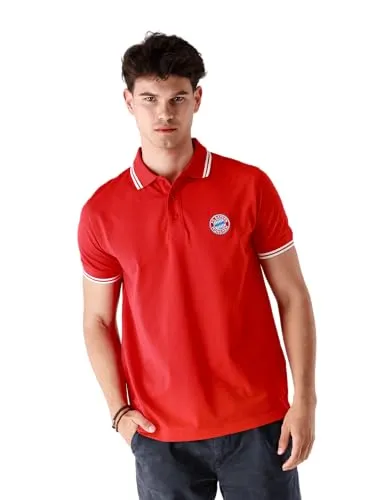 FC Bayern München | Poloshirt Essential| Herren | Rot, Navy oder Weiß | Fußball