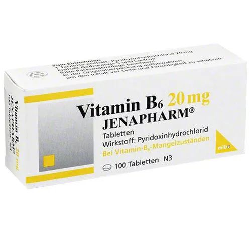 Vitamin B6 20 mg Jenapharm Tabletten