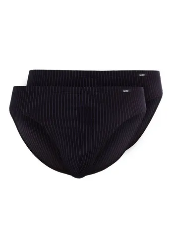Skiny Slip Herren Brasil Slip 2er Pack - Herrenunterhosen aus 95% Baumwolle, atmungsaktiv und figurbetont für optimalen Tragekomfort. Ideal für den täglichen Gebrauch.