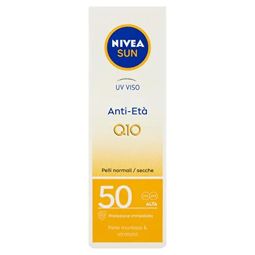 Nivea SUN UV-Gesichtscreme Q10 Anti-Aging FP50 in 50 ml Tube