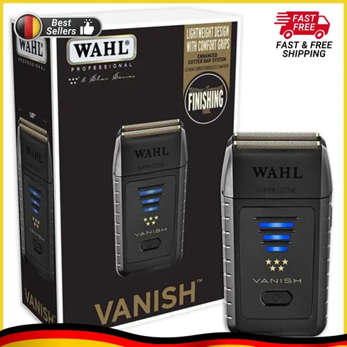 Wahl Vanish Rasierer (08173-716) - Professioneller Akku-Netz-Rasierer mit 100 Minuten Laufzeit, hautnahe Rasur ohne Irritationen dank mikrofeiner Goldfolie und ergonomischem Design