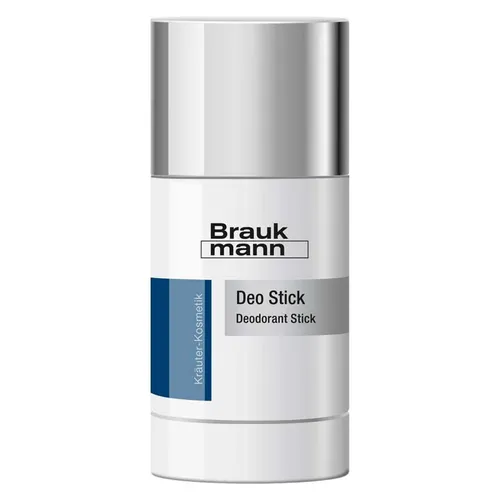Hildegard Braukmann Deo Stick - Aluminiumfreier Schutz - Deo Stick aus der Braukmann Männerserie mit sportlich-frischem Duft, bietet sicheren, pflanzlichen Schutz und gute Pflegeeigenschaften. Ideal für den aktiven Alltag.