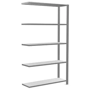 Büroregal Anbauregal Stecksystem MULTIplus85 - Regalsysteme, stabil und vielseitig einsetzbar mit einer Tragkraft von 14 kg pro Fach, ideal für die Organisation Ihres Büros.