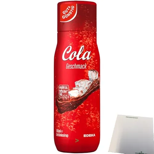 usy Bundle für Gut & Günstig Cola Getränkesirup (500ml Flasche) + usy Block