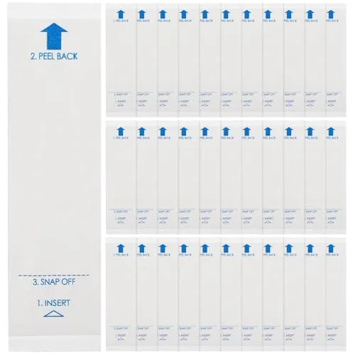 Healifty Einweg Thermometer Schutzhüllen Elektronische Thermometerabdeckung Sondenabdeckungen Safe Digital Thermometer Sondenabdeckungen 100 Stücke