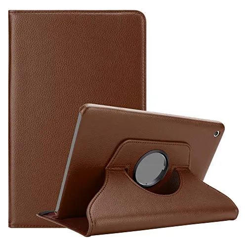 Cadorabo Hülle kompatibel mit Apple iPad mini/MINI 2 / MINI 3 Tablethülle mit Auto Wake Up aus Kunst Leder Flip Klappbare Stoßfeste Cover Hülle für iPad mini/MINI 2 / MINI 3 Tasche in Braun