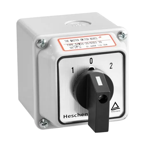 Heschen Universal Rotary Cam Selector Wechsler Schalter SZW26-20/D303.3D